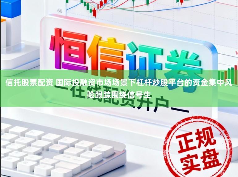 信托股票配资 国际投融资市场场景下杠杆炒股平台的资金集中风险跟踪围绕信号生
